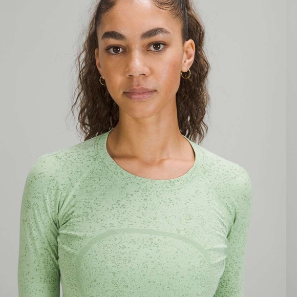 LULULEMON green swiftly tech long sleeve race length - Picture 2 of 10